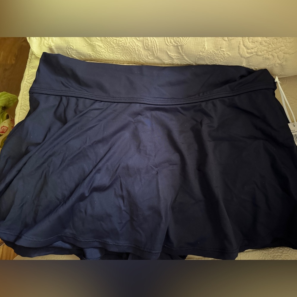 Anne Cole Blue Mini Swim Skirt for Casual Wear